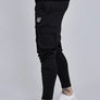 SikSilk - Black Essentials Poly Cargos